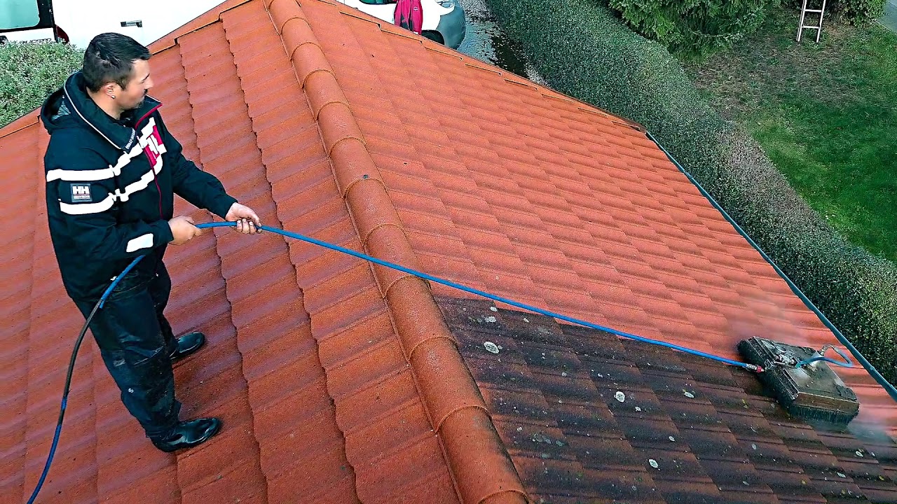 how to clean tile roof